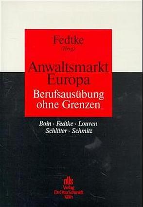 Anwaltsmarkt Europa von Boin,  Kai T, Fedtke,  Eberhard, Louven,  Christoph, Passauer,  Verena, Schlüter,  Bernd, Schmidt,  Eva M, Schmitz,  Rochus, Trinn,  Dirk