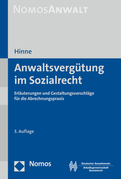 Anwaltsvergütung im Sozialrecht von Hinne,  Dirk