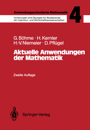 Anwendungsorientierte Mathematik von Böhme,  Gert, Kernler,  Helmut, Niemeier,  Hans-Volker, Pflügel,  Dieter