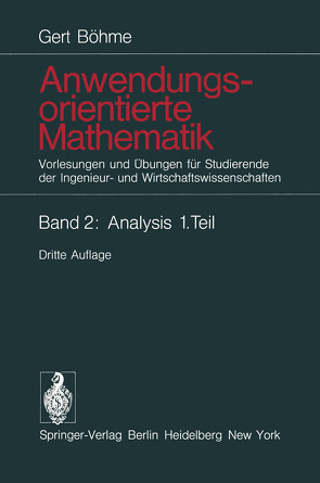 Anwendungsorientierte Mathematik von Böhme,  Gert