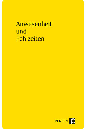 Anwesenheit und Fehlzeiten von Lehrerladen,  Lehrer-Orga-Hefte - exklusiv im