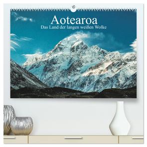 Aotearoa – Das Land der langen weißen Wolke (hochwertiger Premium Wandkalender 2024 DIN A2 quer), Kunstdruck in Hochglanz von Warneke,  Sebastian