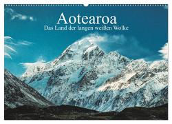 Aotearoa – Das Land der langen weißen Wolke (Wandkalender 2024 DIN A2 quer), CALVENDO Monatskalender von Warneke,  Sebastian