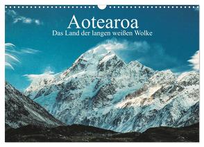 Aotearoa – Das Land der langen weißen Wolke (Wandkalender 2024 DIN A3 quer), CALVENDO Monatskalender von Warneke,  Sebastian