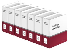 Apotheken-Vorschriften in Bayern von Paschen,  Christian, Tanner,  Ulrike