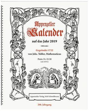 Appenzeller Kalender 2019 von Koenig,  Christine