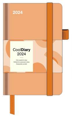Apricot 2024 – Diary – Buchkalender – Taschenkalender – 9×14