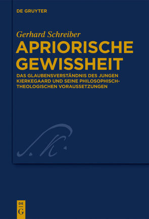 Apriorische Gewissheit von Schreiber,  Gerhard