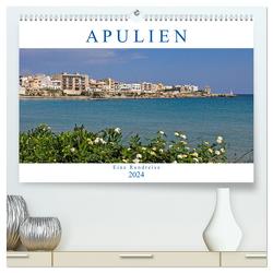 Apulien – Eine Rundreise (hochwertiger Premium Wandkalender 2024 DIN A2 quer), Kunstdruck in Hochglanz von Braunleder,  Gisela