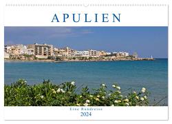 Apulien – Eine Rundreise (Wandkalender 2024 DIN A2 quer), CALVENDO Monatskalender von Braunleder,  Gisela