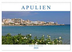 Apulien – Eine Rundreise (Wandkalender 2024 DIN A3 quer), CALVENDO Monatskalender von Braunleder,  Gisela