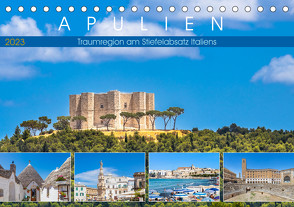 Apulien – Traumregion am Stiefelabsatz Italiens (Tischkalender 2023 DIN A5 quer) von Meyer,  Dieter