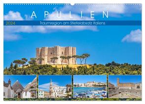 Apulien – Traumregion am Stiefelabsatz Italiens (Wandkalender 2024 DIN A2 quer), CALVENDO Monatskalender von Meyer,  Dieter
