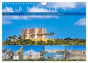 Apulien – Traumregion am Stiefelabsatz Italiens (Wandkalender 2024 DIN A4 quer), CALVENDO Monatskalender von Meyer,  Dieter