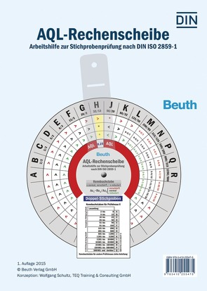 AQL-Rechenscheibe von Schultz,  Wolfgang