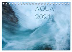 AQUA 2024 (Tischkalender 2024 DIN A5 quer), CALVENDO Monatskalender von Jentschura,  Katja