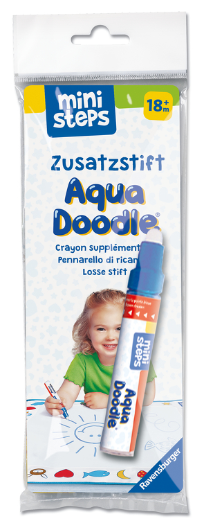 Ravensburger ministeps 4185 Aqua Doodle Zusatzstift – Zubehör für Aqua Doodle-Malsets, fleckenfreies erstes Malen mit Wasser für Kinder ab 18 Monaten