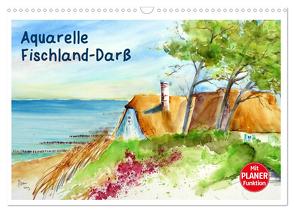 Aquarelle – Fischland-Darß (Wandkalender 2024 DIN A3 quer), CALVENDO Monatskalender von Dürr,  Brigitte