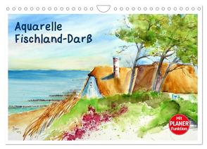 Aquarelle – Fischland-Darß (Wandkalender 2024 DIN A4 quer), CALVENDO Monatskalender von Dürr,  Brigitte