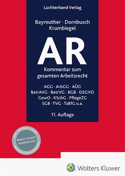 AR – Kommentar von Bayreuther,  Frank, Dornbusch,  Gregor, Krumbiegel,  Markus
