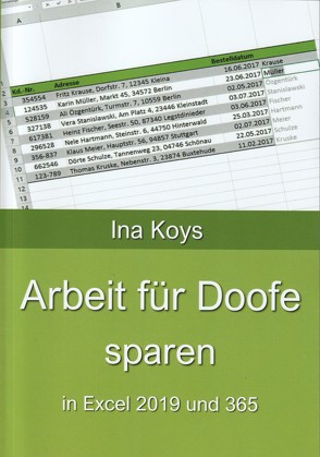 Arbeit für Doofe sparen von Ina,  Koys