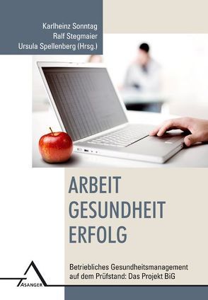 Arbeit – Gesundheit – Erfolg von Sonntag,  Karlheinz, Spellenberg,  Ursula, Stegmaier,  Ralf