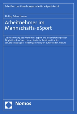 Arbeitnehmer im Mannschafts-eSport von Schlotthauer,  Philipp