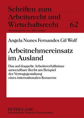 Arbeitnehmereinsatz im Ausland von Nunes Fernandes Gil Wolf,  Angela