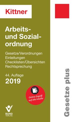 Arbeits- und Sozialordnung von Kittner