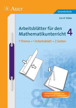 Arbeitsblätter für den Mathematikunterricht 4 von Gerrit, Stäbe