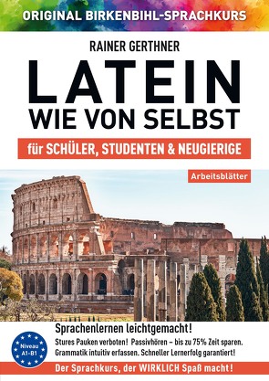 Arbeitsbuch zu Latein wie von selbst von Birkenbihl,  Vera F, Gerthner,  Rainer