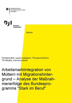 Arbeitsmarktintegration von Müttern mit Migrationshintergrund – Analyse der Maßnahmenerfolge des Bundesprogramms „Stark im Beruf“ von Boll,  Christina, Castiglioni,  Laura, Eichhorn,  Thomas, Nikolka,  Till, Zollner,  Corinna