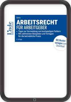 Arbeitsrecht für Arbeitgeber von Bährle,  Ralph