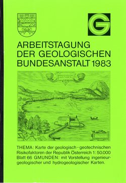 Arbeitstagung 1983 der Geologischen Bundesanstalt von Baumgartner,  Peter, Boroviczeny,  Franz, Daurer,  Albert, Gattinger,  Traugott E, Schäffer,  Gerhard