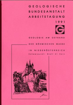 Arbeitstagung 1991 der Geologischen Bundesanstalt von Fuchs,  Gerhard, Gattinger,  Traugott E, Roetzel,  Reinhard