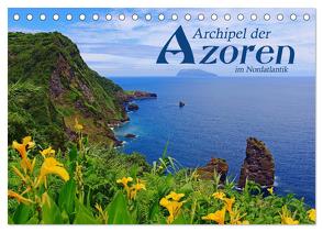 Archipel der Azoren im Nordatlantik (Tischkalender 2024 DIN A5 quer), CALVENDO Monatskalender von Thiem-Eberitsch,  Jana