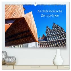 Architektonische Zeitsprünge (hochwertiger Premium Wandkalender 2024 DIN A2 quer), Kunstdruck in Hochglanz von Müller,  Christian