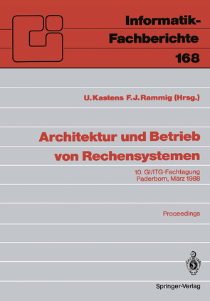 Architektur und Betrieb von Rechensystemen von Kastens,  Uwe, Rammig,  Franz Josef