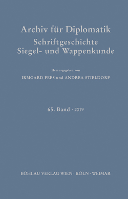 Archiv für Diplomatik, Schriftgeschichte, Siegel- und Wappenkunde von Arnold,  Udo, Bornschlegel,  Franz-Albrecht, Emmerig,  Hubert, Fees,  Irmgard, Friedrich,  Robert, Haas,  Philip, Härtel,  Reinhard, Hiltmann,  Torsten, Kolditz,  Sebastian, Kölzer,  Theo, Märtl,  Claudia, Schöntag,  Wilfried, Schulz,  Julian, Stieldorf,  Andrea, Vogeler,  Georg, Wagendorfer,  Martin, Weileder,  Magdalena, Wozniak,  Thomas