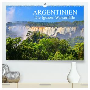 Argentinien. Die Iguazú-Wasserfälle (hochwertiger Premium Wandkalender 2024 DIN A2 quer), Kunstdruck in Hochglanz von Janusz,  Fryc