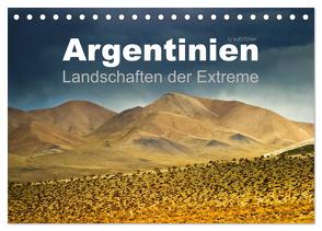 Argentinien Landschaften der Extreme (Tischkalender 2024 DIN A5 quer), CALVENDO Monatskalender von boeTtchEr,  U