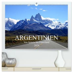 Argentinien – Von Iguazu bis Feuerland (hochwertiger Premium Wandkalender 2024 DIN A2 quer), Kunstdruck in Hochglanz von Richter,  Uwe