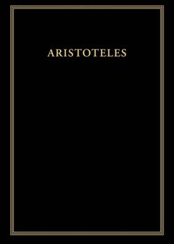 Aristoteles: Aristoteles Werke / Historia animalium von Schnieders,  Stefan