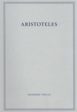 Aristoteles: Aristoteles Werke / Oikonomika von Zoepffel,  Renate