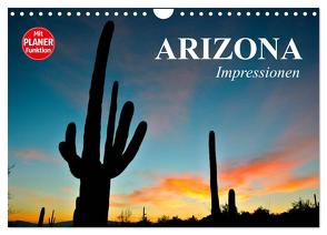 Arizona. Impressionen (Wandkalender 2024 DIN A4 quer), CALVENDO Monatskalender von Stanzer,  Elisabeth