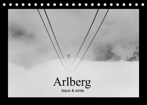 Arlberg black and white (Tischkalender 2023 DIN A5 quer) von Männel - studio-fifty-five,  Ulrich