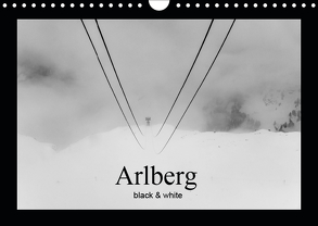 Arlberg black and white (Wandkalender 2019 DIN A4 quer) von Männel - studio-fifty-five,  Ulrich
