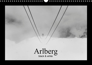 Arlberg black and white (Wandkalender 2022 DIN A3 quer) von Männel - studio-fifty-five,  Ulrich