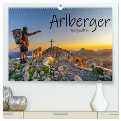 Arlberger Bergwelten (hochwertiger Premium Wandkalender 2024 DIN A2 quer), Kunstdruck in Hochglanz von Männel,  Ulrich