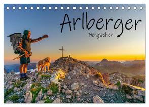Arlberger Bergwelten (Tischkalender 2024 DIN A5 quer), CALVENDO Monatskalender von Männel,  Ulrich